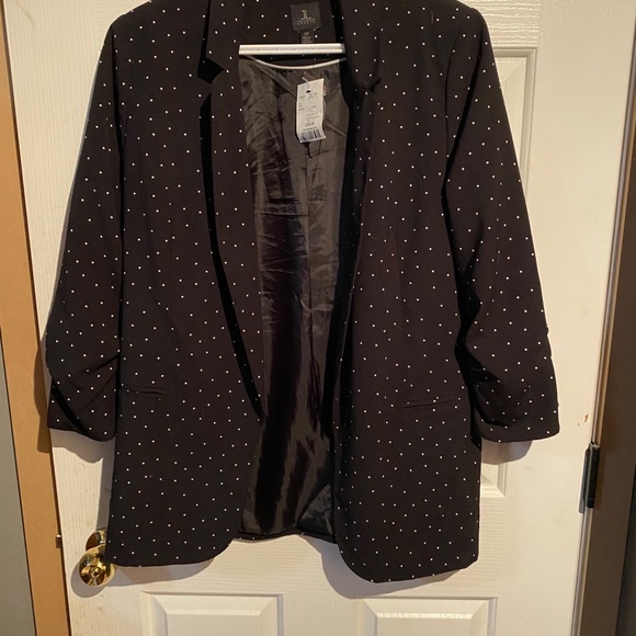 Polka dot oversized blazer - Picture 2 of 6